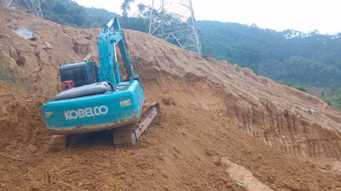 EVNPMB1 phản hồi thông tin xói lở chân cột 305 đường dây 500kV Lào Cai – Vĩnh Yên