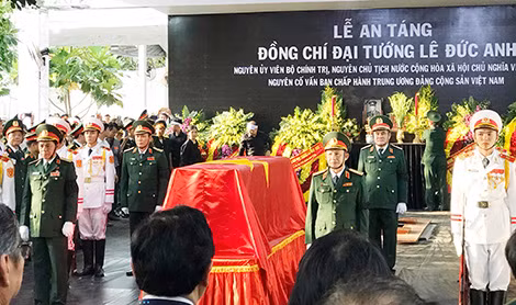 Lời cảm ơn của Ban Lễ tang và gia đình Đại tướng Lê Đức Anh