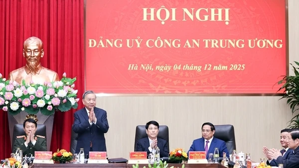 Tổng Bí thư Tô Lâm dự, chỉ đạo Hội nghị Đảng uỷ Công an Trung ương năm 2025