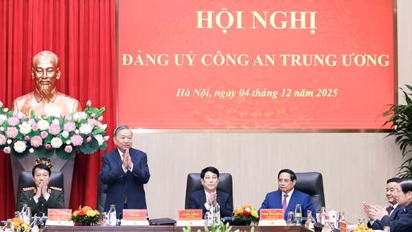 Tổng Bí thư Tô Lâm dự, chỉ đạo Hội nghị Đảng uỷ Công an Trung ương năm 2025