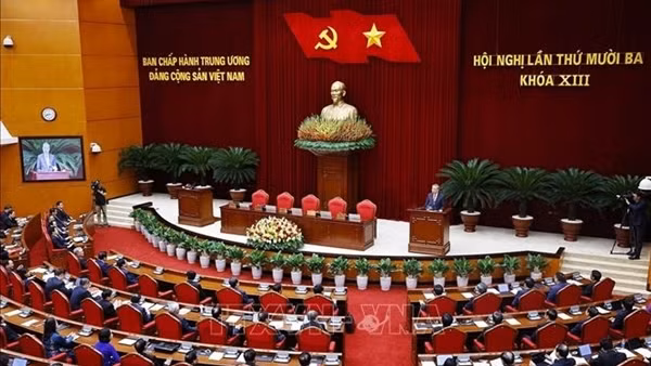 Thông cáo báo chí Hội nghị lần thứ 13 Ban Chấp hành Trung ương Đảng khóa XIII