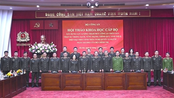 Tăng cường sự lãnh đạo của Đảng đối với công tác tham mưu và xây dựng lực lượng Tham mưu CAND