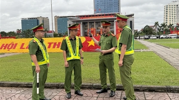 Công an tỉnh Bắc Ninh bảo đảm tuyệt đối an toàn Đại hội Đảng bộ tỉnh