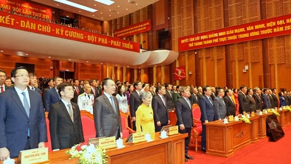 Khai mạc Đại hội Đảng bộ tỉnh Quảng Ninh lần thứ XVI, nhiệm kỳ 2025-2030