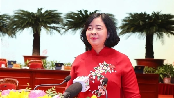 Đồng chí Bùi Thị Minh Hoài tái đắc cử Bí thư Thành ủy Hà Nội