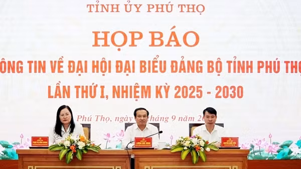 Đại hội đại biểu Đảng bộ tỉnh Phú Thọ: “Đoàn kết – Dân chủ – Kỷ cương – Đột phá – Phát triển”