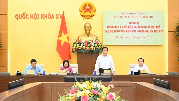 Đại biểu Quốc hội trẻ đóng góp vào dự thảo Văn kiện Đại hội XIV của Đảng