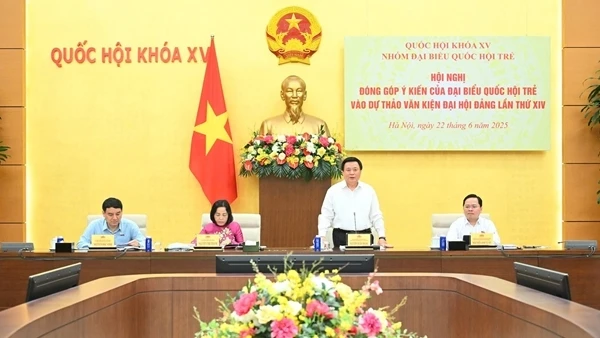 Đại biểu Quốc hội trẻ đóng góp vào dự thảo Văn kiện Đại hội XIV của Đảng