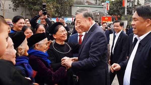 Xúc động cuộc gặp mặt của Tổng Bí thư Tô Lâm với nhân dân các dân tộc tỉnh Cao Bằng