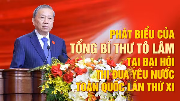 Toàn văn phát biểu của Tổng Bí thư Tô Lâm tại Đại hội Thi đua yêu nước toàn quốc lần thứ XI