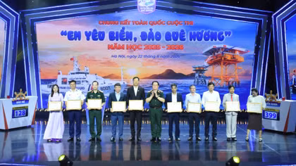 Chung kết toàn quốc Cuộc thi "Em yêu biển, đảo quê hương"