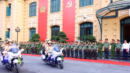 Công an Hà Nội “sẵn sàng cao nhất” bảo đảm an ninh dịp Quốc khánh