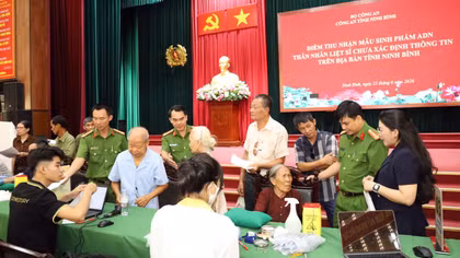 Mỗi mẫu ADN thắp sáng hy vọng đưa các liệt sĩ trở về