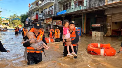 Lực lượng Công an nhân dân chủ động ứng phó với áp thấp nhiệt đới trên Biển Đông
