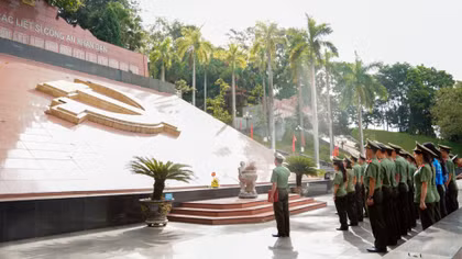 Tuổi trẻ Học viện ANND và chuỗi hoạt động ý nghĩa trên quê hương cách mạng