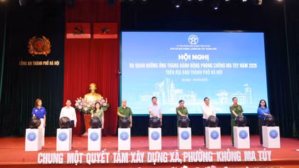 Hà Nội - chung một quyết tâm xây dựng xã, phường không ma túy