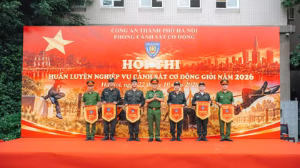 Hội thi huấn luyện CSCĐ Hà Nội 2026: Nâng cao kỹ năng chiến đấu