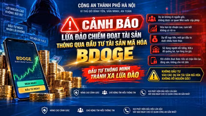 Mời chào đầu tư tài sản mã hóa BDOGE để lừa đảo chiếm đoạt tài sản