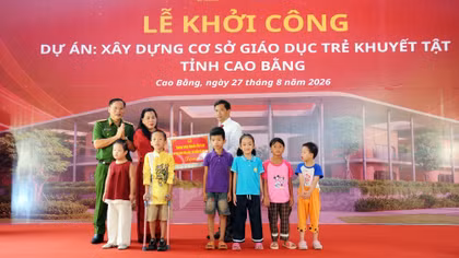 Xây dựng cơ sở giáo dục trẻ khuyết tật để lan tỏa những giá trị nhân văn 