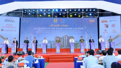 Khởi công dự án nhà ở xã hội tại Cao Bằng