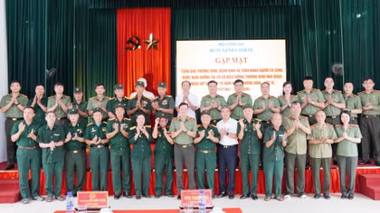 Nghĩa tình người lính Cảnh vệ với các thương binh, người có công