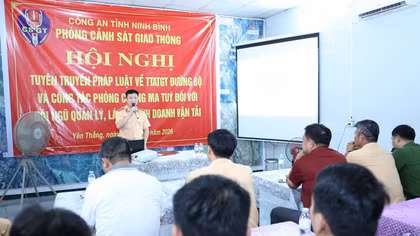 Ninh Bình đẩy mạnh tuyên truyền pháp luật cho doanh nghiệp vận tải