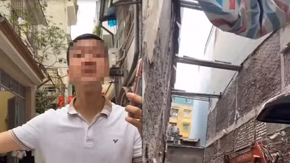 Công an phường Tương Mai tiếp nhận trình báo vụ tranh chấp phá dỡ công trình