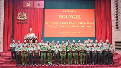 Hội nghị trực tuyến toàn quốc sơ kết 6 tháng đầu năm 2026 của lực lượng Cảnh sát điều tra