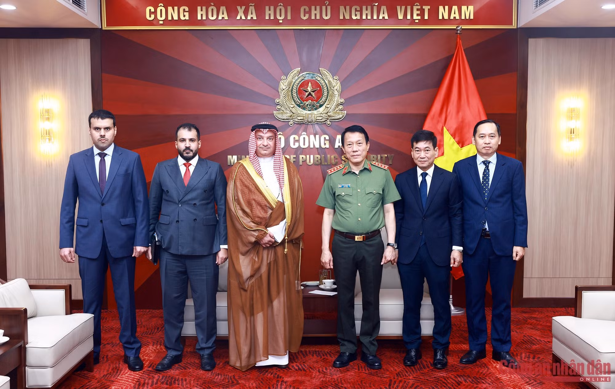 Bộ Công an Việt Nam và các đối tác Saudi Arabia mở rộng hợp tác trên nhiều lĩnh vực -0