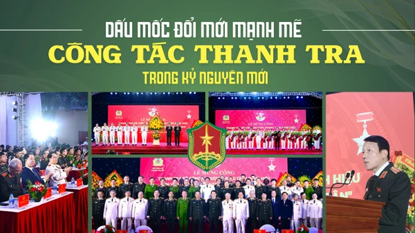 Dấu mốc đổi mới mạnh mẽ công tác thanh tra trong kỷ nguyên mới