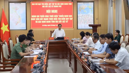 Đà Nẵng đẩy nhanh chiến dịch tìm kiếm, xác định danh tính liệt sĩ