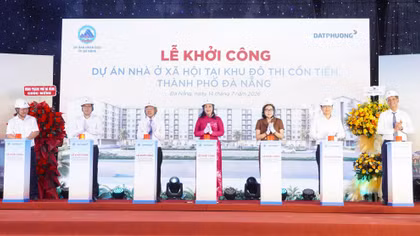 Đà Nẵng khởi công dự án nhà ở xã hội tại Khu đô thị Cồn Tiến