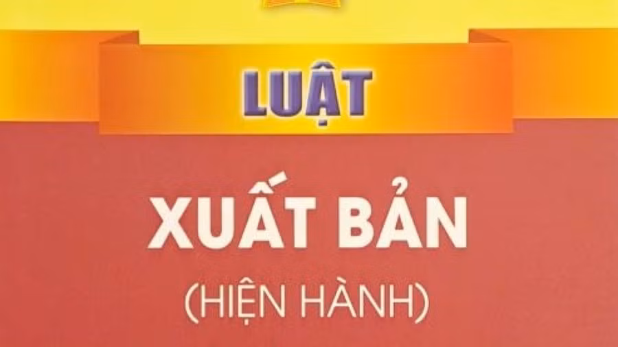 Bìa cuốn Luật Xuất bản 