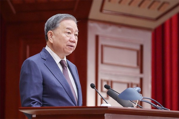 Tổng Bí thư Tô Lâm phát biểu khai mạc Hội nghị - Ảnh: VGP/Nhật Bắc