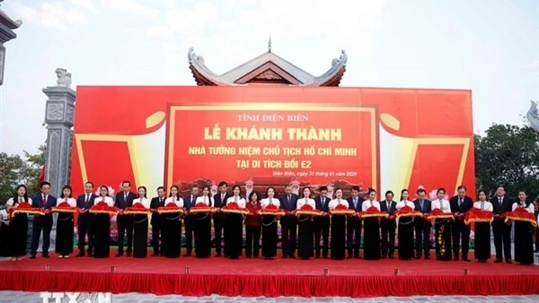 Lễ khánh thành Nhà tưởng niệm Chủ tịch Hồ Chí Minh tại Di tích Đồi E2