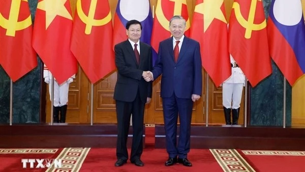 Tổng Bí thư Tô Lâm hội đàm với Tổng Bí thư, Chủ tịch nước Lào Thongloun Sisoulith