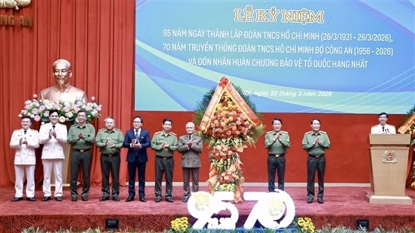 Trang trọng kỷ niệm 70 năm truyền thống Đoàn TNCS Hồ Chí Minh Bộ Công an