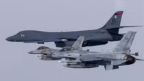 Mỹ điều "oanh tạc cơ" B-1B tham gia tập trận chung với Hàn Quốc