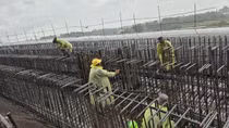 Mỗi ngày mỏ Núi Sò phải khai thác gần chục nghìn m3 đá cho cao tốc Biên Hòa - Vũng Tàu
