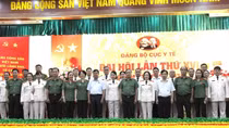 Thứ trưởng Đặng Hồng Đức dự Đại hội Đảng bộ Cục Y tế Bộ Công an