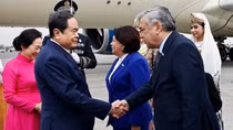 Chủ tịch Quốc hội bắt đầu tham dự Đại hội đồng IPU-150, thăm Uzbekistan
