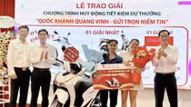 Tổ chức lễ bốc thăm, trao giải Chương trình dự thưởng “Quốc khánh quang vinh - Gửi trọn niềm tin”