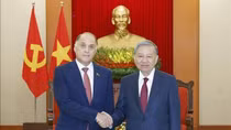 Tổng Bí thư Tô Lâm tiếp Thư ký Hội đồng An ninh Belarus