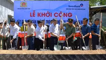 Công an Quảng Nam khởi công xây dựng 50 căn nhà hỗ trợ hộ nghèo