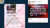 Thông tin “Đà Lạt xảy ra biến lớn, bạo động” là sai sự thật