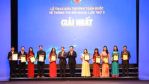 Các tác phẩm được vinh danh làm nổi bật một Việt Nam năng động, hội nhập và kiên cường