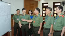 Thứ trưởng Trần Quốc Tỏ kiểm tra công tác tổ chức Kỳ thi đánh giá của Bộ Công an năm 2024