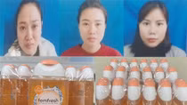 Cửa hàng kinh doanh mỹ phẩm bán dung dịch vệ sinh phụ nữ giả