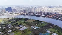 Những khu dân cư như ở vùng quê giữa lòng thành phố