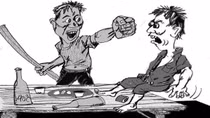 Xin nước đá không có, vô cớ đánh chết chủ nhà